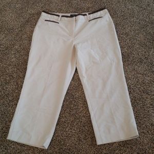 Larry Levine Cream Dress capris size 12